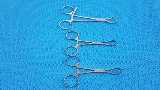Reduction Forceps with Points 399.07 Lot of 3 – Surgical Stainless