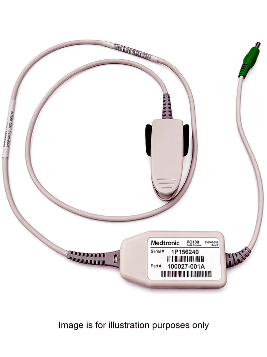 Medtronic PO100, 100027-001A SpO2/Pulse Oximeter Sensor - Pre-Owned