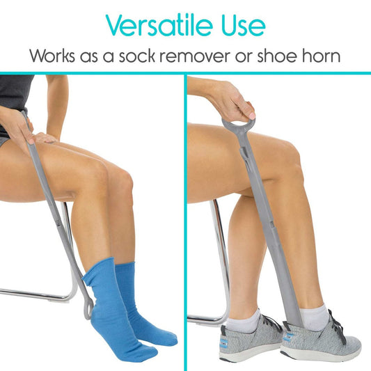 Shoehorn with Sock Remover 23’’
