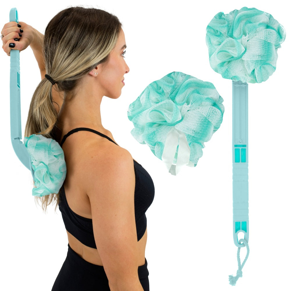 Interchangeable Loofah Handle - Teal