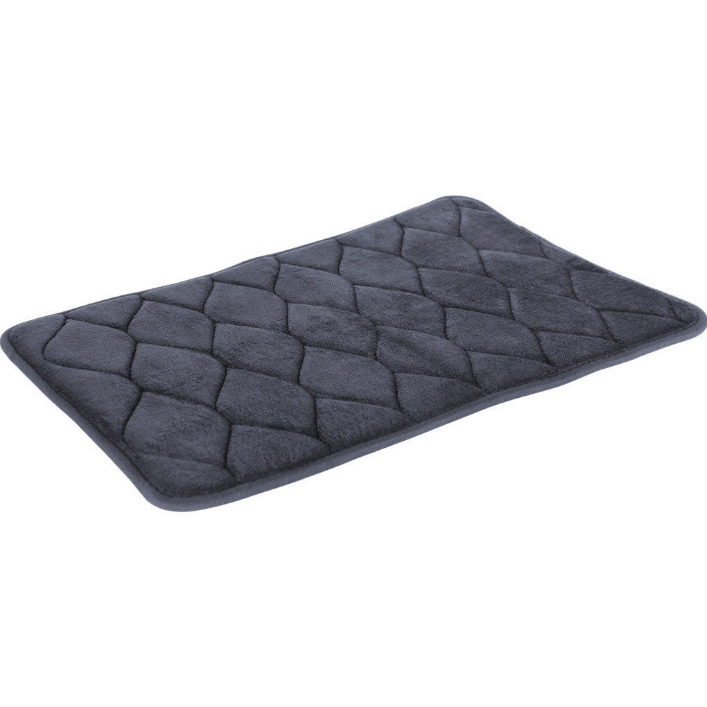 Memory Foam Bath Mat - Grey