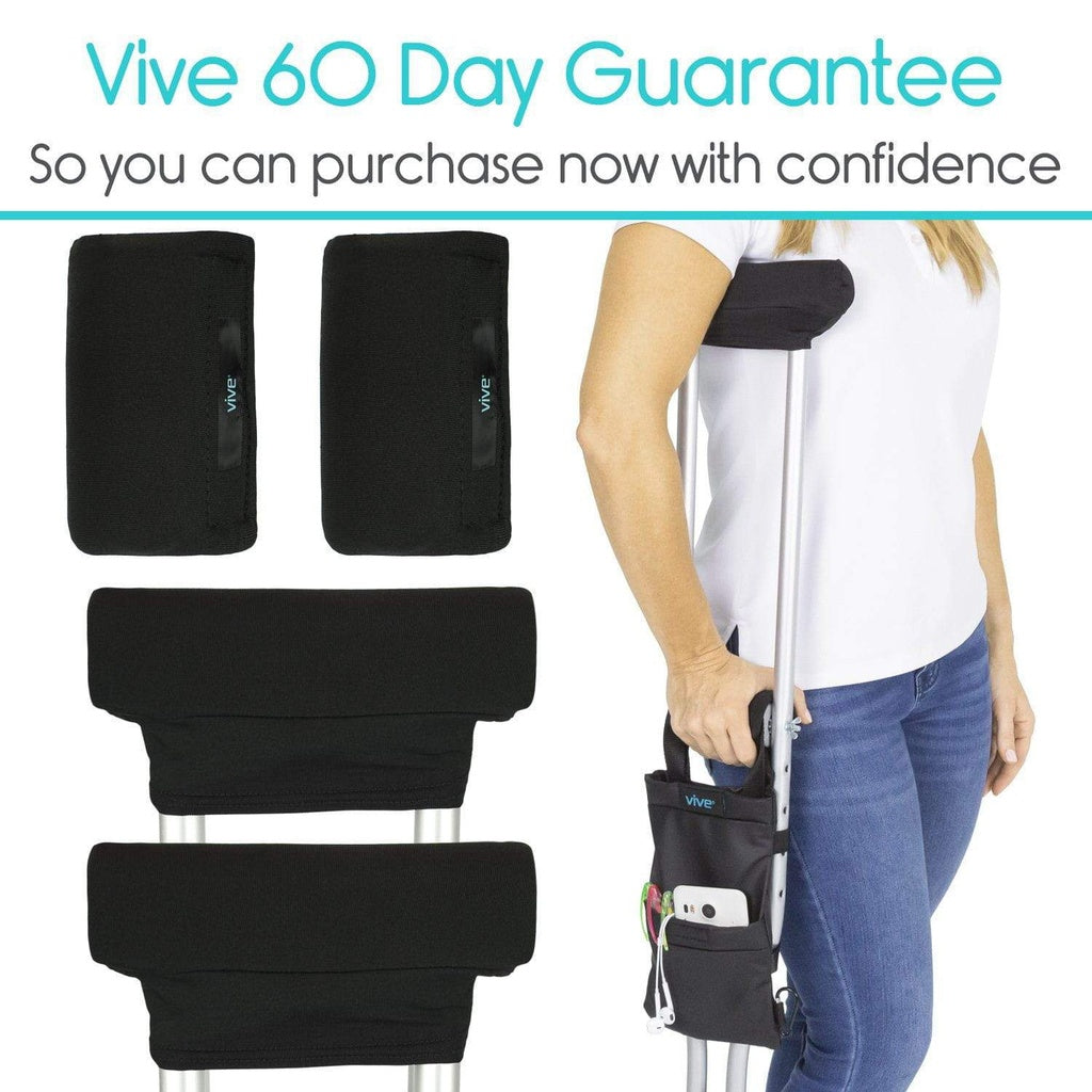 Crutch Pad Kit - Black