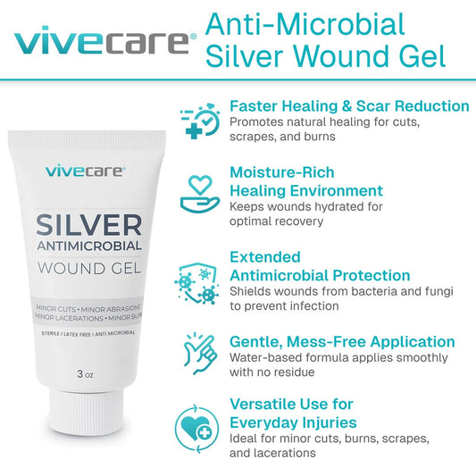 Silver Antimicrobial Wound Gel Vive Care