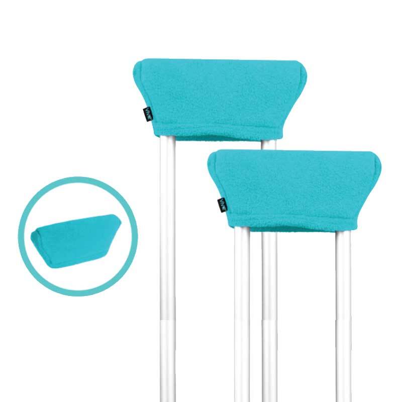 Fleece Crutch Pad Cushion - Teal