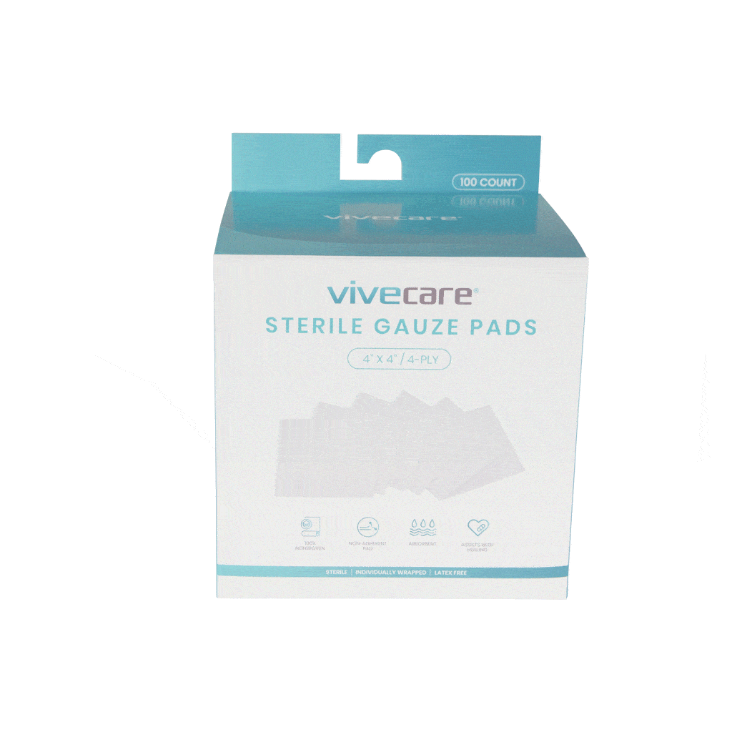 Gauze Pads (Sterile) Vive Care - 2’’ x 2’’