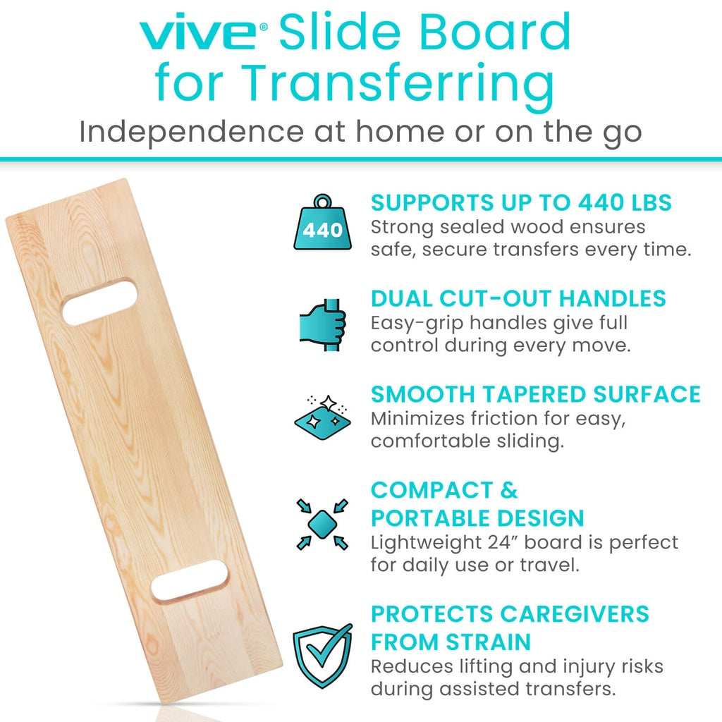 Wooden Transfer Board - 24’’ x 8’’