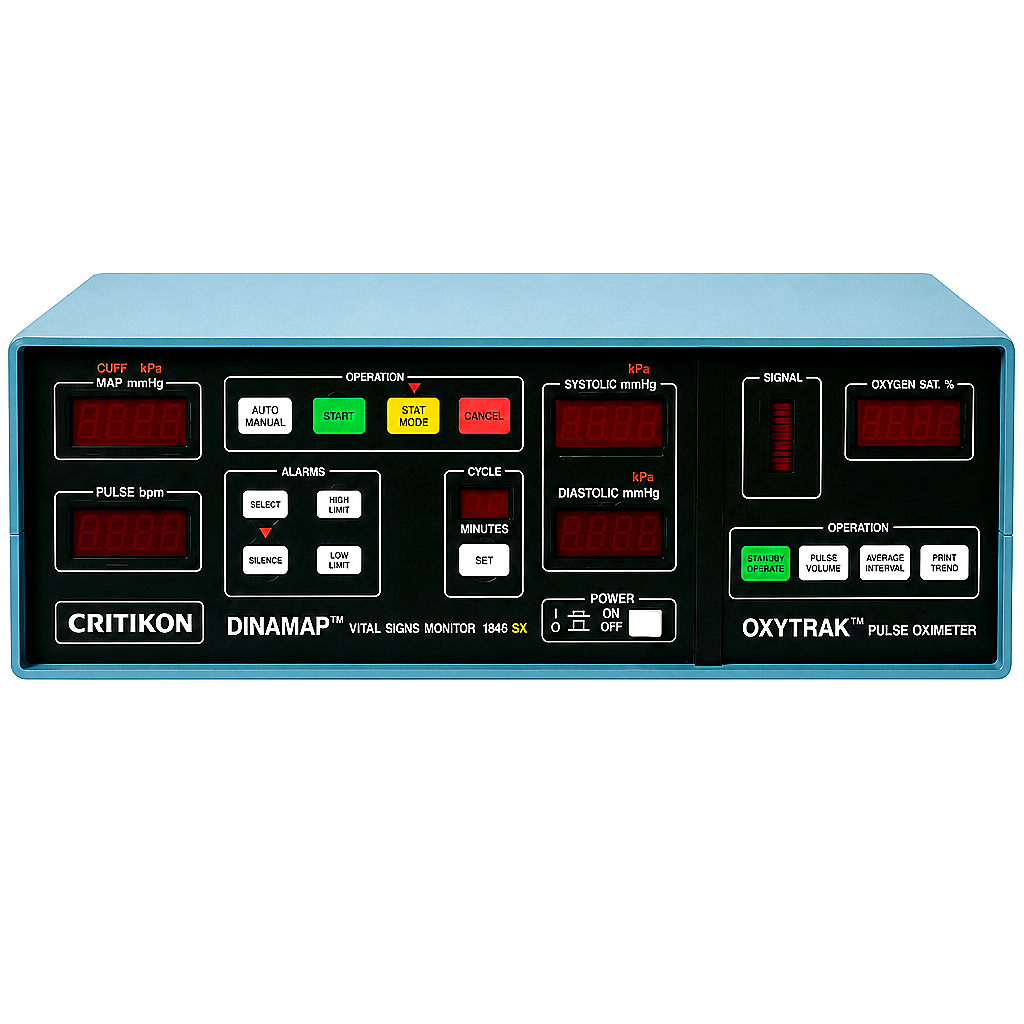 Critikon Dinamap 1846 SX Patient/Vital Signs Monitor - Pre-Owned