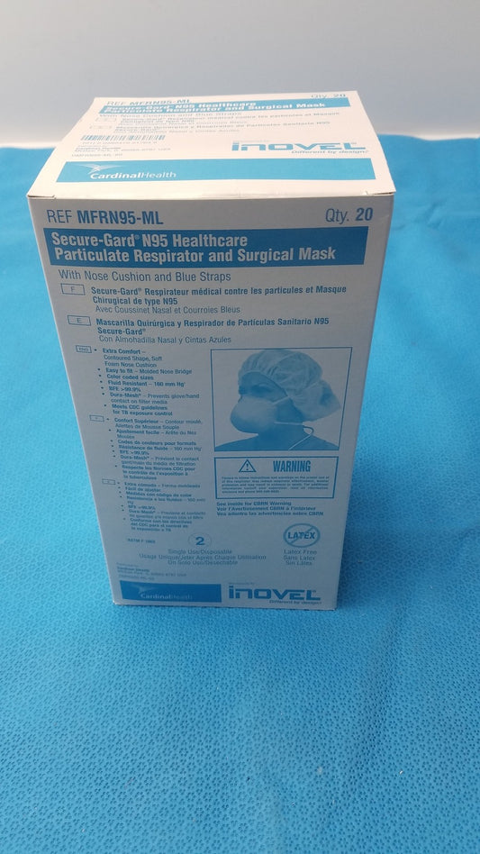 Inovel MFR N95-ML Secure-Gard N95 Healthcare Mask