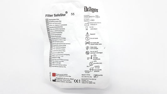 Set of 4 Drager Draeger Mechanical SafeStar 55 Filter MP01790, Adult