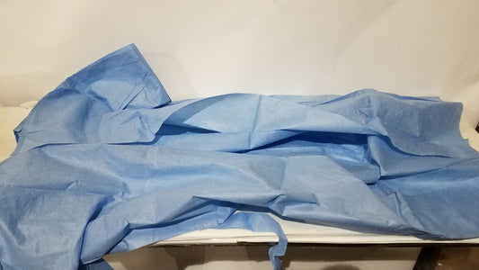 Pod Disposable Isolation Gown Blue – Single Use Medical PPE Gown