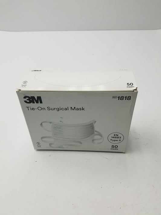 3M Tie-On Surgical Mask EN14683 Type II Blue 1818