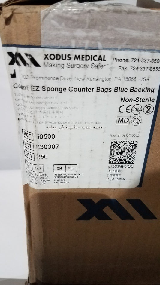 Count EZ Sponge Counter Bags 50500 – Surgical Count Bags, Sterile, Disposable