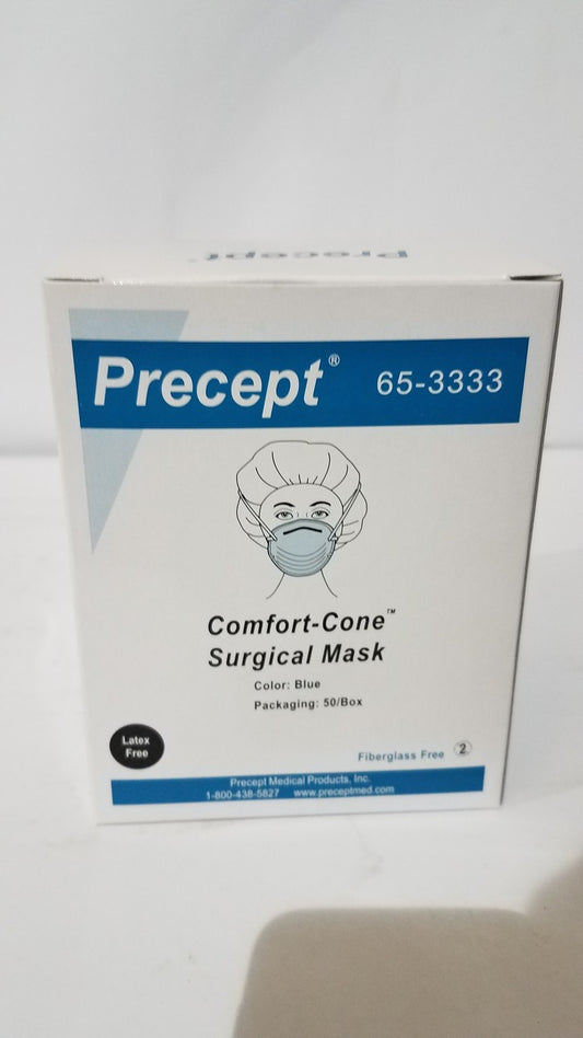 Precept Cone-Style Face Mask – Blue – General Use