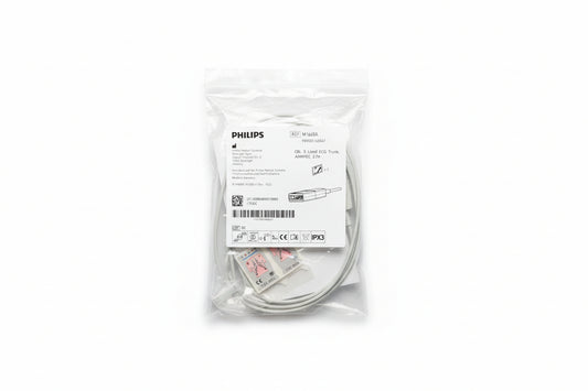 Philips IntelliVue Reusable ECG 5 Lead Set and Trunk Cables Ref M1668A
