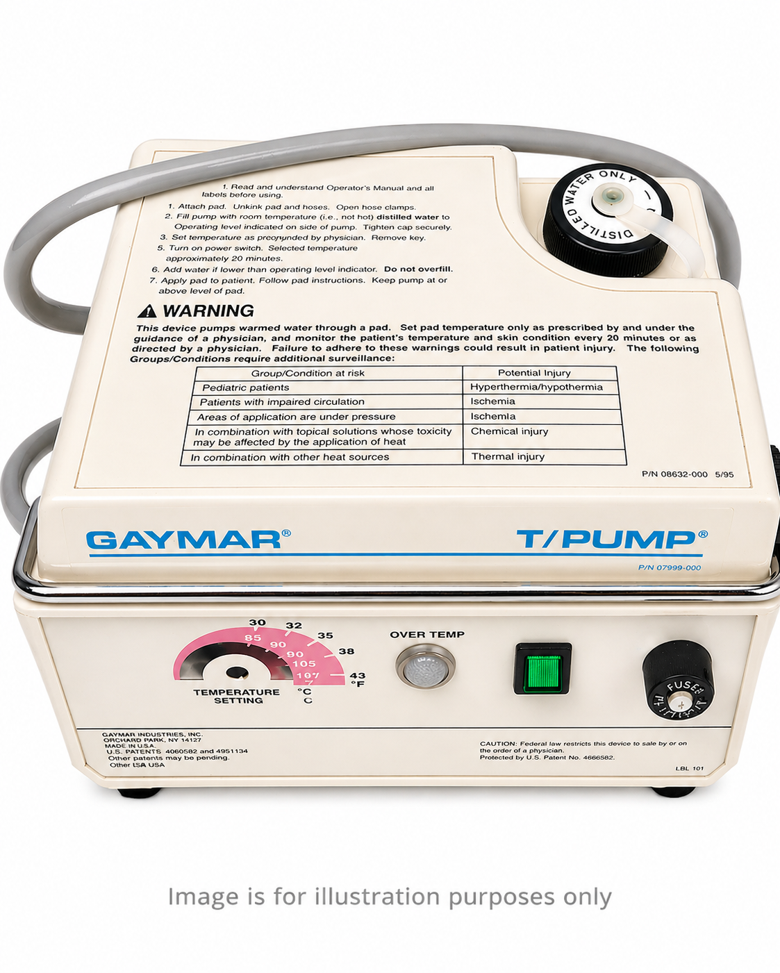 Gaymar TP500 Heat/Cold Therapy Unit - Pre-Owned - Untested/For Parts