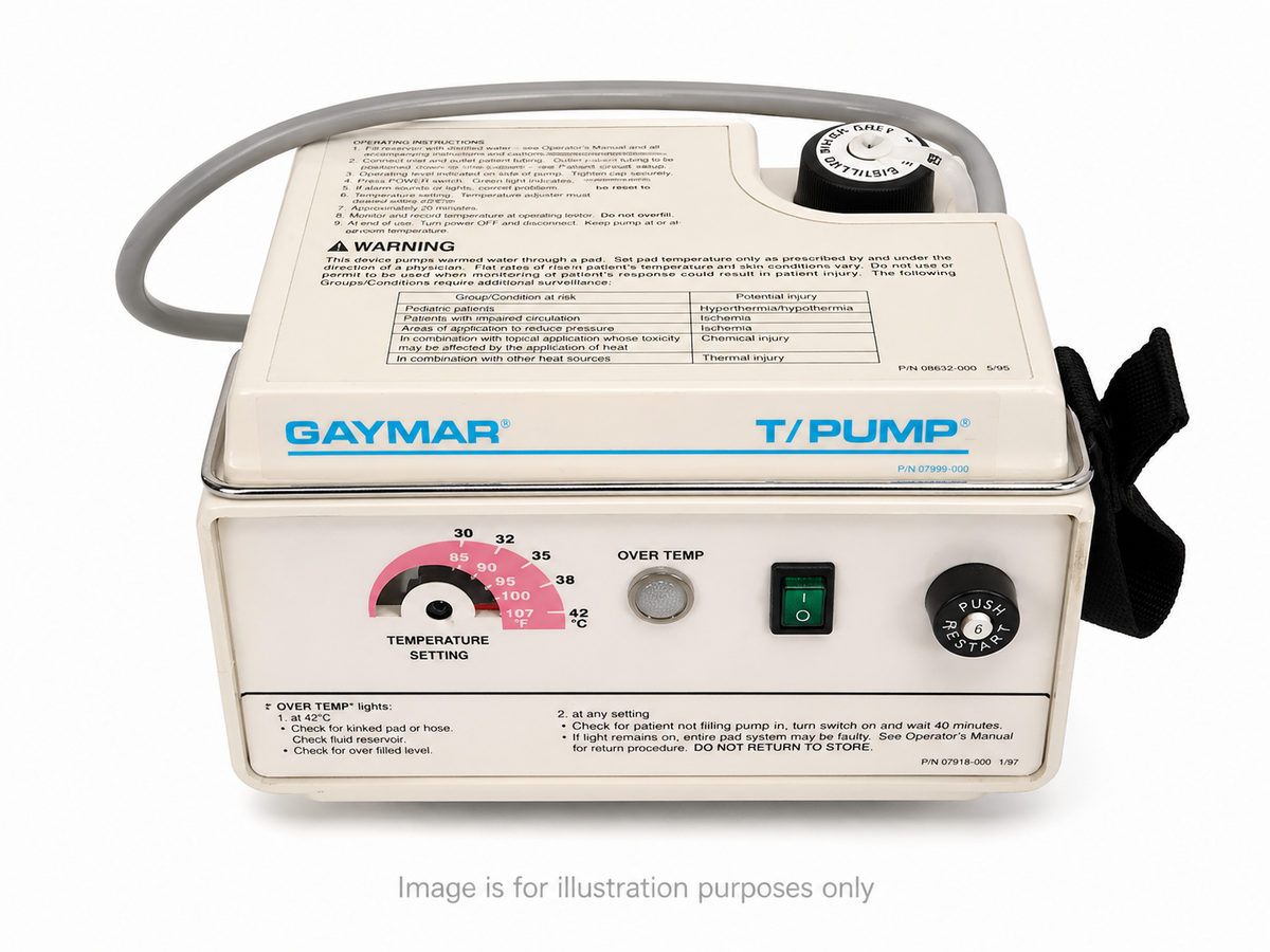 Gaymar T/Pump TP500 Heat Therapy Pump System Circulating Water Pad ...