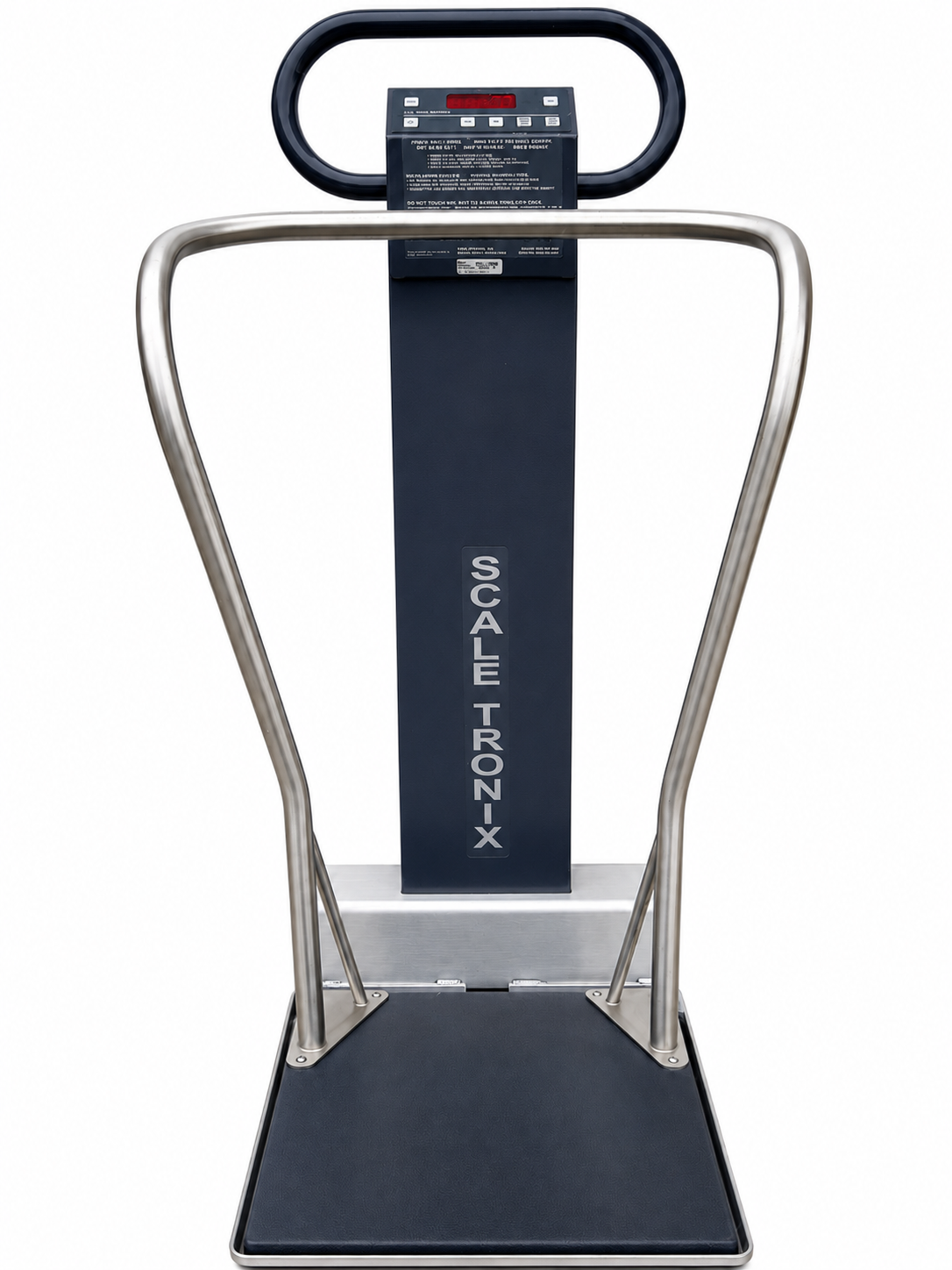 Scale-Tronix Digital Platform Scale with Handrails - Biomed Certified