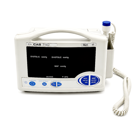 CASMED CAS 740 Patient/Vital Signs Monitor - Pre-Owned