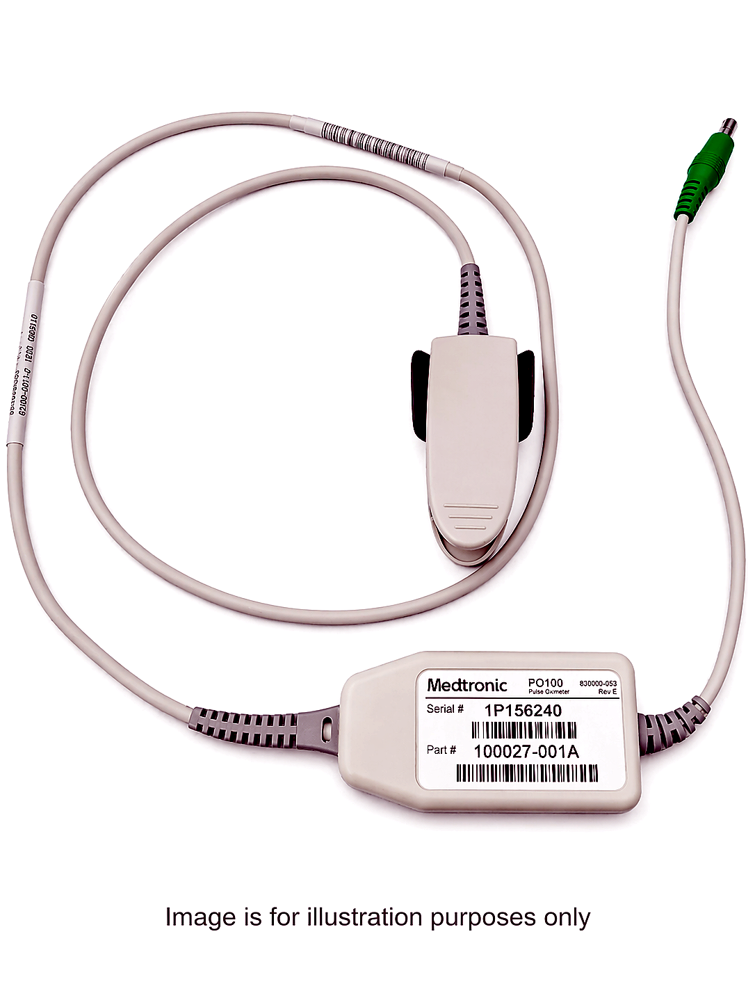 Medtronic PO100, 100027-001A SpO2/Pulse Oximeter Sensor - Pre-Owned