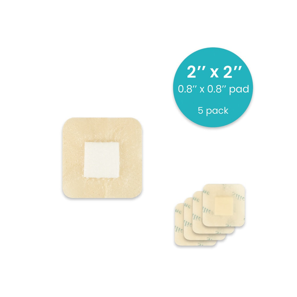 Silicone Foam Dressing Vive Care - 2’’ x 2’’