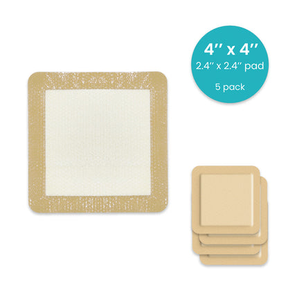 Silicone Foam Dressing Vive Care - 4’’x4’’
