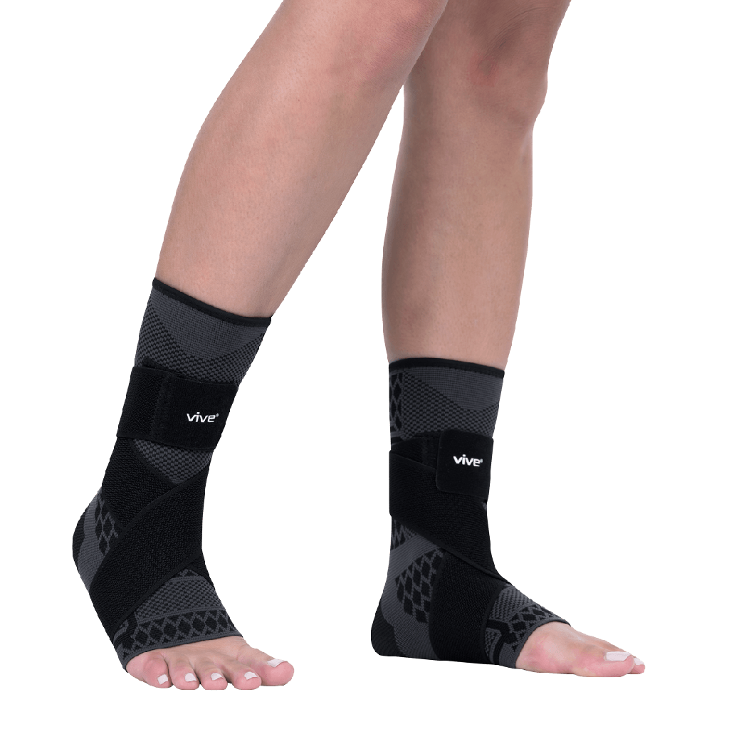 Ankle Sleeve With Straps (Pair) - Medium