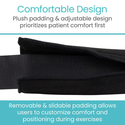 Adjustable Mobilization Therapy Belt With Removable Pad - Mobility & Transfer Equipment