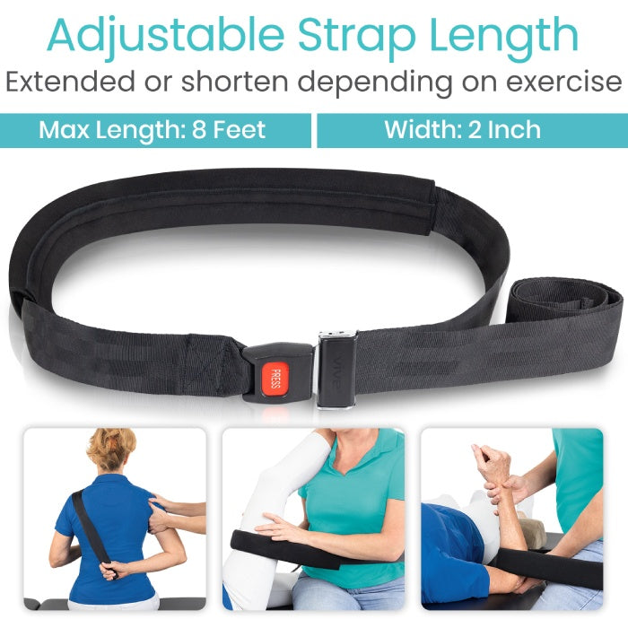 Adjustable Mobilization Therapy Belt With Removable Pad - Mobility & Transfer Equipment