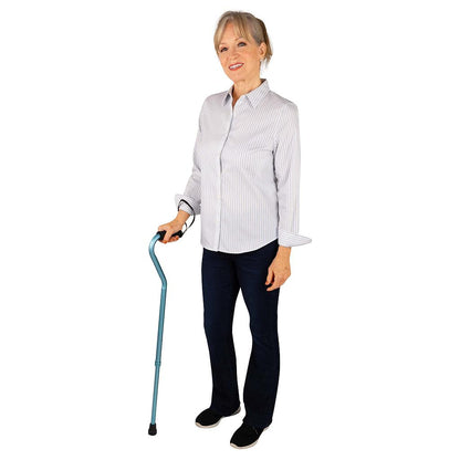 Offset Cane Soft Grip - Purple