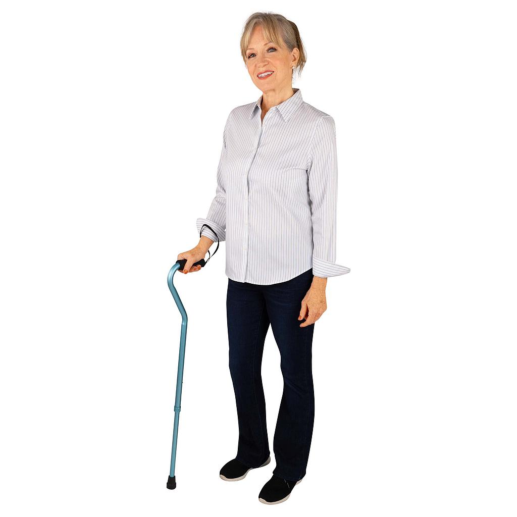Offset Cane Soft Grip - Black