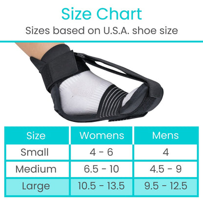 Adjustable Plantar Fasciitis Stretch Splint With Open Toe - Orthopedics & Bracing