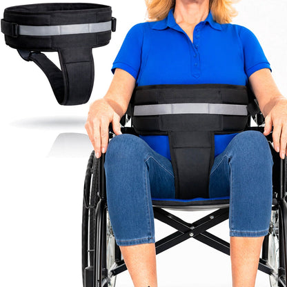 Adjustable Wheelchair Waist & Pelvic Support Harness - Mobility & Transfer Equipment