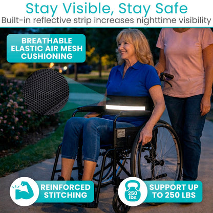 Adjustable Wheelchair Waist & Pelvic Support Harness - Mobility & Transfer Equipment