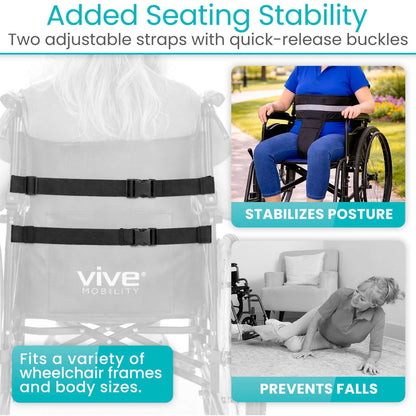 Adjustable Wheelchair Waist & Pelvic Support Harness - Mobility & Transfer Equipment