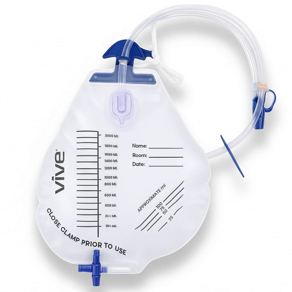 Urinary Drainage Bags Bedside - Single