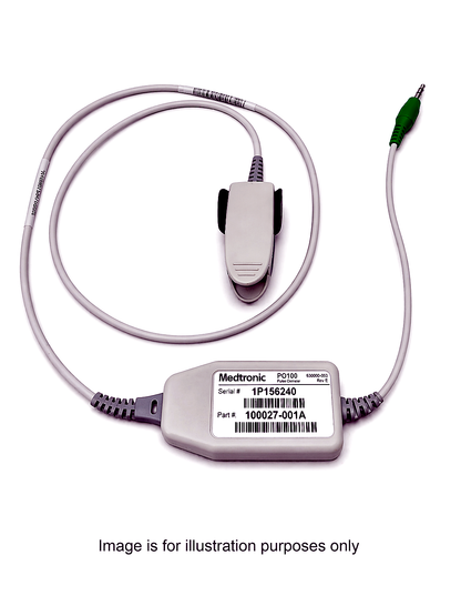 Medtronic PO100, 100027-001A SpO2/Pulse Oximeter Sensor - Pre-Owned