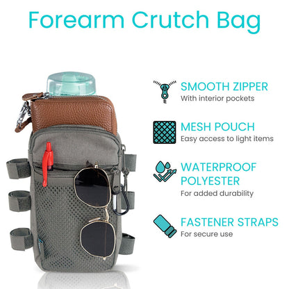 Accessory Bag for Canes and Forearm Crutches