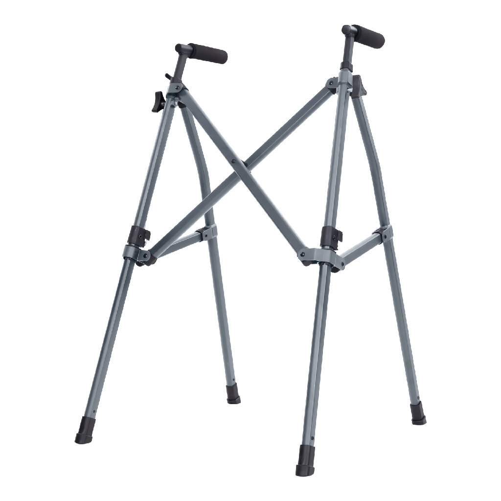 Compact Folding Walker With Non-Slip Support Tips - Grey - Mobility & Transfer Equipment