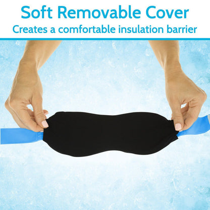 Cooling Gel Eye Mask Reusable Hot and Cold Therapy Wrap - Cold Therapy Eye Mask