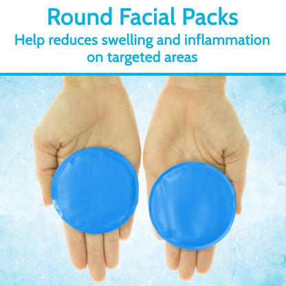 Cooling Gel Eye Mask Reusable Hot and Cold Therapy Wrap - Cold Therapy Eye Mask