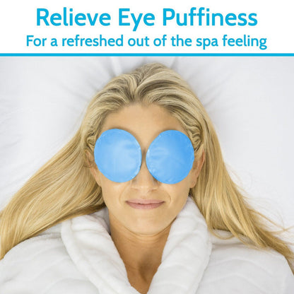 Cooling Gel Eye Mask Reusable Hot and Cold Therapy Wrap - Cold Therapy Eye Mask