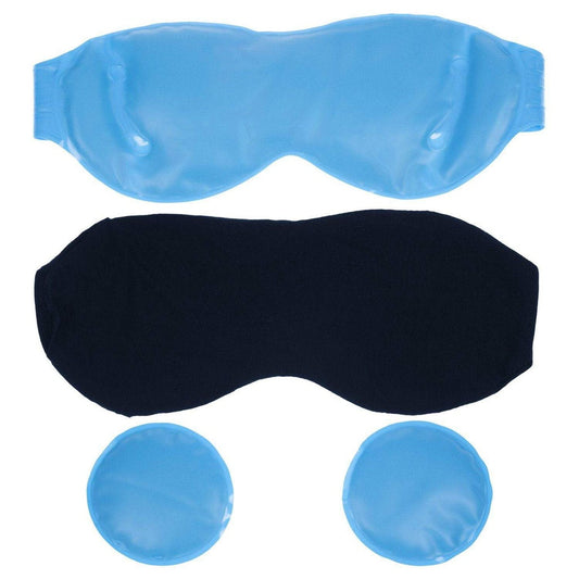 Cooling Gel Eye Mask Reusable Hot and Cold Therapy Wrap - Cold Therapy Eye Mask