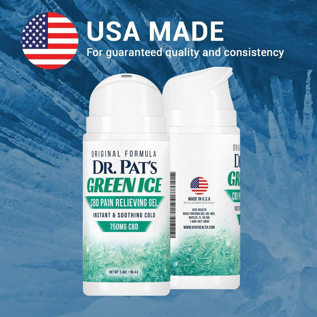Dr. Pat’s Green Ice CBD Pain Cream