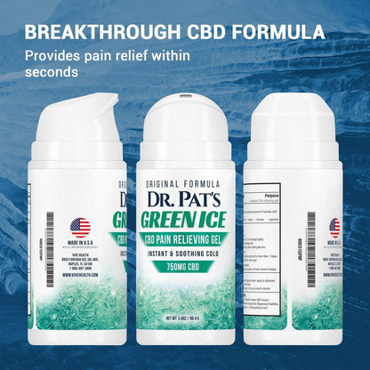 Dr. Pat’s Green Ice CBD Pain Cream