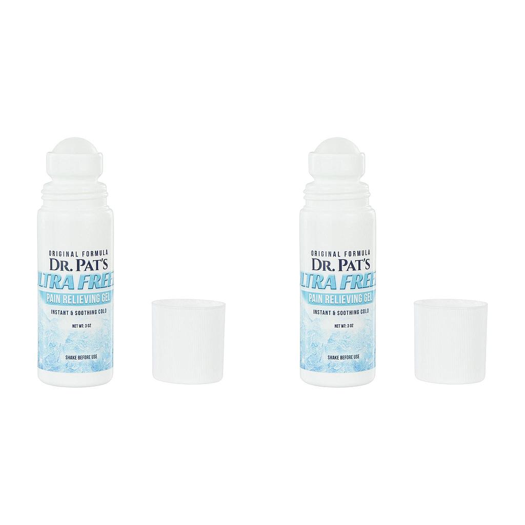 Dr. Pat’s Ultra Freeze Pain Cream 3oz Roll On (2 Pack)