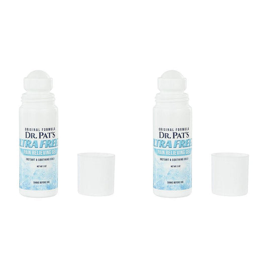 Dr. Pat’s Ultra Freeze Pain Cream 3oz Roll On (2 Pack)