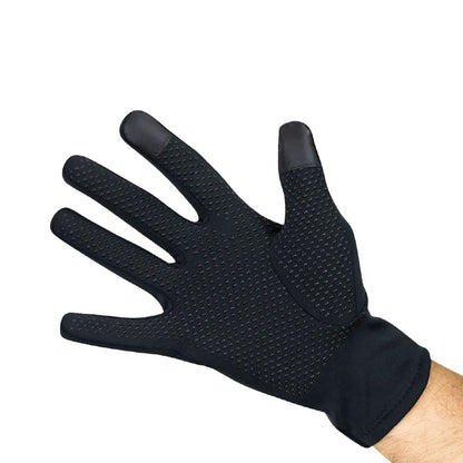 Copper Full Finger Arthritis Gloves - Medium / Black