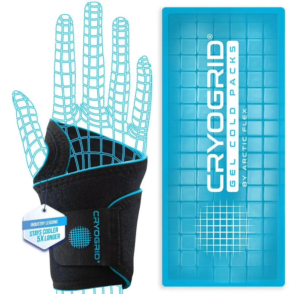 Cryogrid Cold-Therapy Wrist Wrap With Compression Support - Orthopedics & Bracing