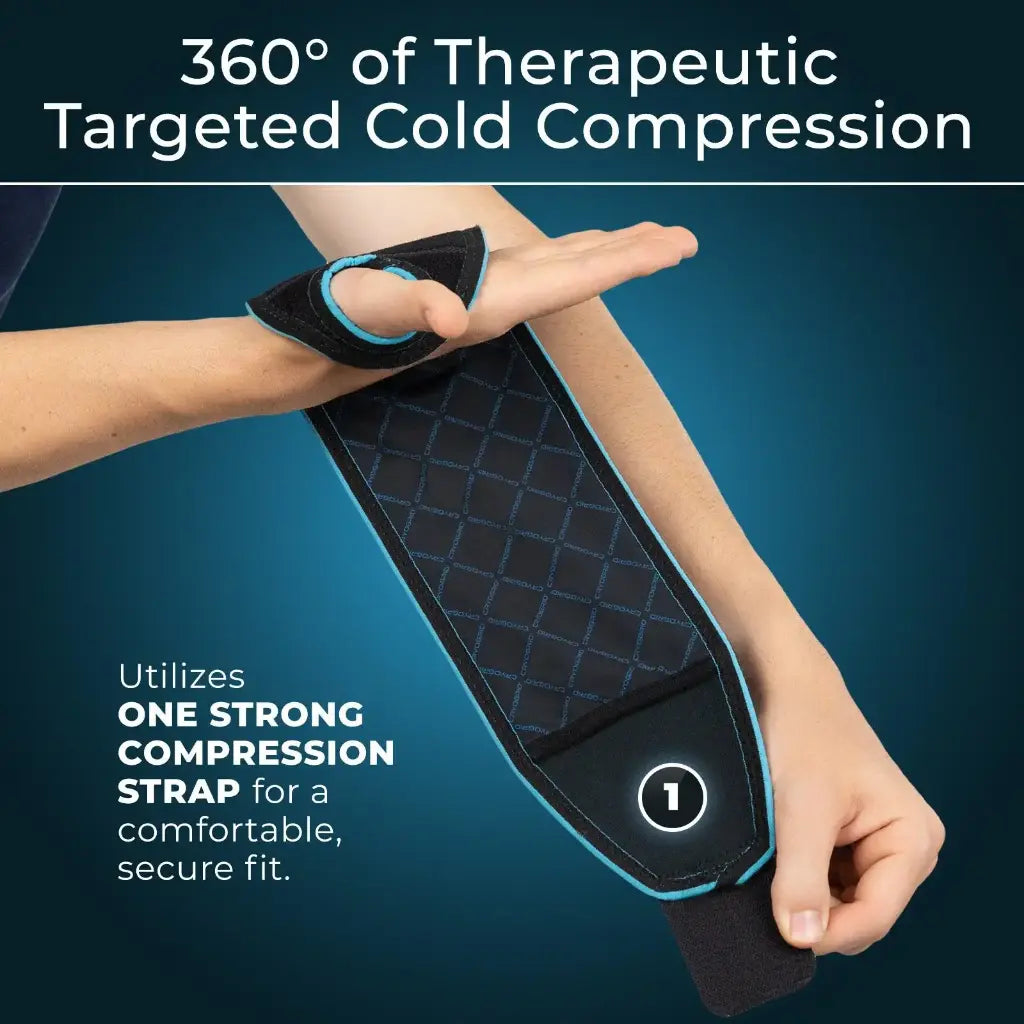 Cryogrid Cold-Therapy Wrist Wrap With Compression Support - Orthopedics & Bracing