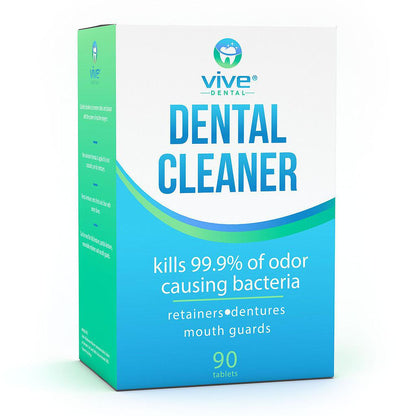 Denture Cleaning Tablets Odor and Stain Removal 90 Count - Denture Cleaning Tablets